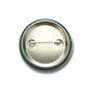 "HEAVY METAL HIPPIE" Green 1.5" Pinback Button
