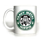 "HEAVY METAL HIPPIE" 11oz. Mug with Slate Coaster