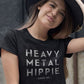 "HEAVY METAL HIPPIE" Women’s Fitted Concert Tee®